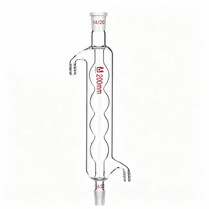 Professional Laboratory Borosilicate Glass Allihn Condenser 14/20 Joint 150mm 200mm 300mm
