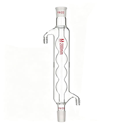 Laboratory Borosilicate 3.3 Glass Bulb Allihn Condenser 19/22 Joint Lab Chemistry Distillation Column