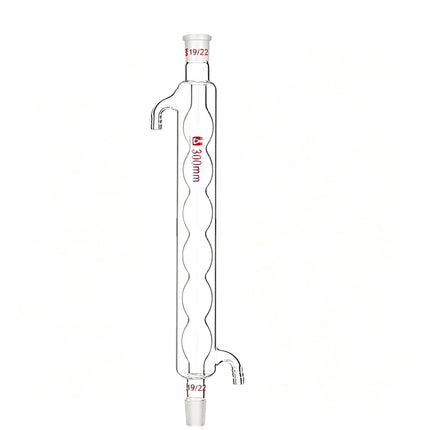 Laboratory Borosilicate 3.3 Glass Bulb Allihn Condenser 19/22 Joint Lab Chemistry Distillation Column