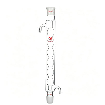 Borosilicate Glass Lab Allihn Distillation Column 29/42 Conical Joint 200mm 300mm 500mm