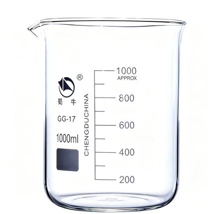 Glass Beaker Laboratory Glassware Low Form Griffin 3.3 Borosilicate Printed Graduation