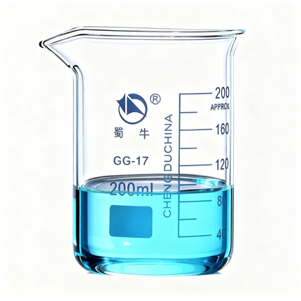 Glass Beaker Laboratory Glassware Low Form Griffin 3.3 Borosilicate Printed Graduation