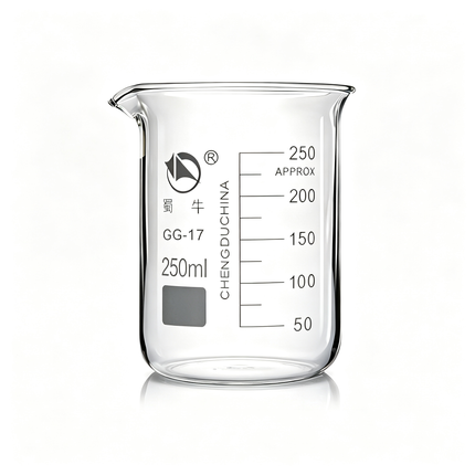 Glass Beaker Laboratory Glassware Low Form Griffin 3.3 Borosilicate Printed Graduation