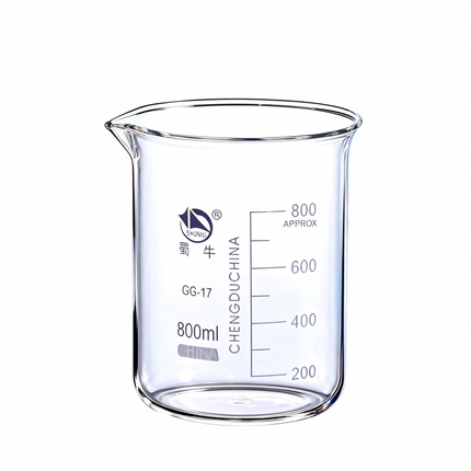 Glass Beaker Laboratory Glassware Low Form Griffin 3.3 Borosilicate Printed Graduation