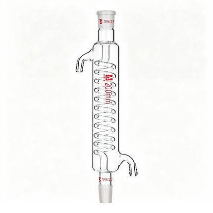 Graham Condenser Serpentine Condenser Spiral Condenser Lab Borosilicate 3.3 Glass 19/22 Joint