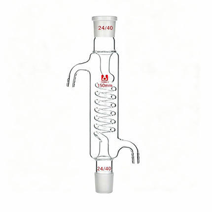 Borosilicate Glass Lab Graham Condenser Serpentine Spiral Condenser Column 24/40 Joint 200mm 500mm