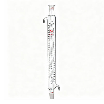 Borosilicate Glass Lab Graham Condenser Serpentine Spiral Condenser Column 24/40 Joint 200mm 500mm