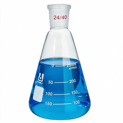 Borosilicate Glass Erlenmeyer Flask ST 24/40 Joint 50ml 100ml 250ml 500ml 1000ml 2000ml