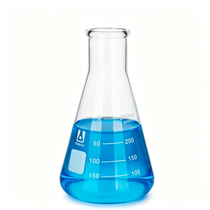 Borosilicate Glass Erlenmeyer Conical Flask Narrow Reinforced Rim Capacity 10ml to 10000ml