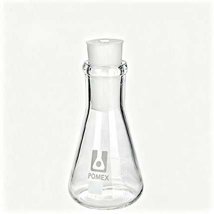 Graduated Laboratory Erlenmeyer Flask Narrow Mouth with Stopper 100ml 250ml 1000ml 5000ml