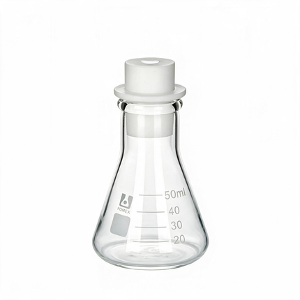 Graduated Laboratory Erlenmeyer Flask Narrow Mouth with Stopper 100ml 250ml 1000ml 5000ml