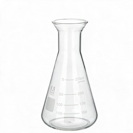 Borosilicate Wide Mouth Erlenmeyer Conical Flask Capacity 50ml 100ml 250ml 500ml 1000ml 3000ml
