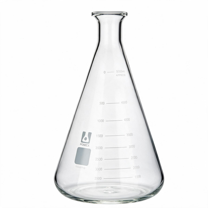 Borosilicate Wide Mouth Erlenmeyer Conical Flask Capacity 50ml 100ml 250ml 500ml 1000ml 3000ml