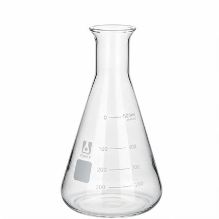 Borosilicate Wide Mouth Erlenmeyer Conical Flask Capacity 50ml 100ml 250ml 500ml 1000ml 3000ml
