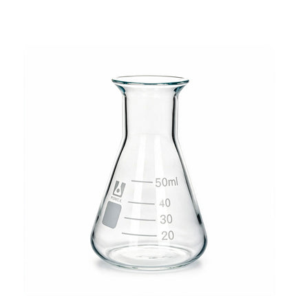 Borosilicate Wide Mouth Erlenmeyer Conical Flask Capacity 50ml 100ml 250ml 500ml 1000ml 3000ml