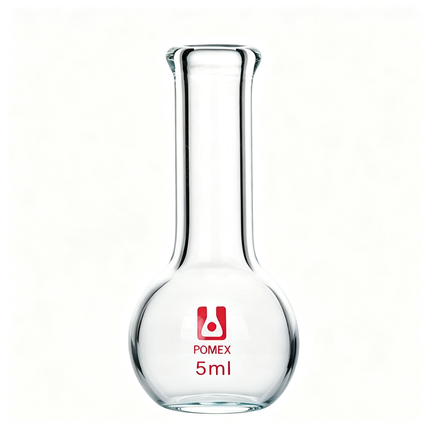 Long Neck Flat Bottom Flask Lab Heavy Wall Borosilicate Glass Heavy Wall 100ml 250ml 500ml