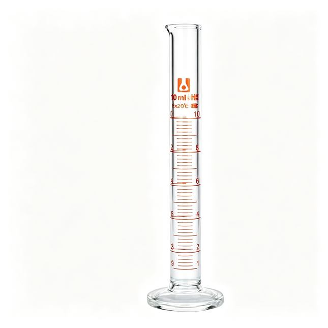 Laboratory Glass Graduated Cylinder Borosilicate 3.3 Heavy Wall Measuring Cylinder 10ml to 1000ml