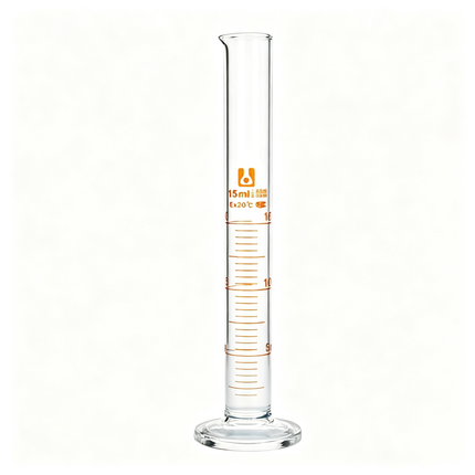 Laboratory Glass Graduated Cylinder Borosilicate 3.3 Heavy Wall Measuring Cylinder 10ml to 1000ml