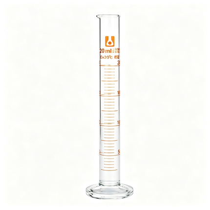 Laboratory Glass Graduated Cylinder Borosilicate 3.3 Heavy Wall Measuring Cylinder 10ml to 1000ml