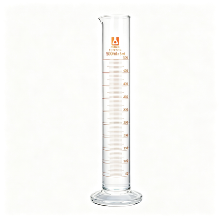 Laboratory Glass Graduated Cylinder Borosilicate 3.3 Heavy Wall Measuring Cylinder 10ml to 1000ml