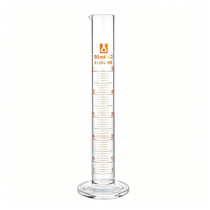 Laboratory Glass Graduated Cylinder Borosilicate 3.3 Heavy Wall Measuring Cylinder 10ml to 1000ml