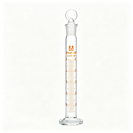 Borosilicate Glass Graduated Cylinder with Ground Glass Stopper Measuring Mixing Cylinder
