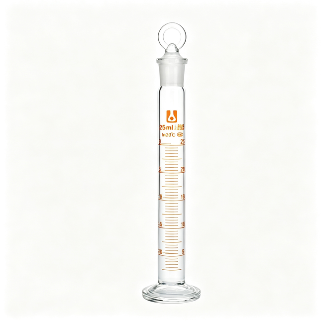 Borosilicate Glass Graduated Cylinder with Ground Glass Stopper Measuring Mixing Cylinder