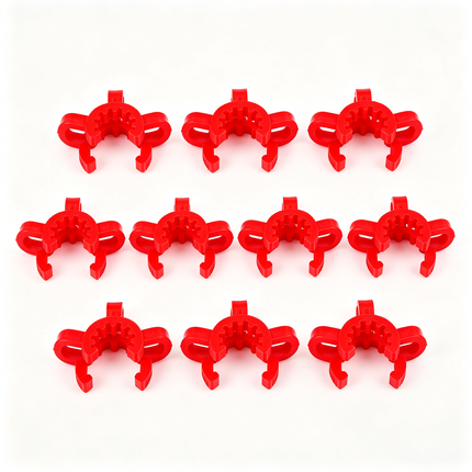Plastic Lab Keck Clamp Joint Clips for Standard Glassware Joints 14/20, 19/22, 24/40, 29/42 Conical Interface
