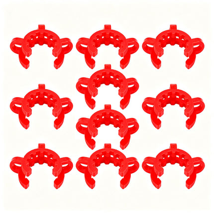 Plastic Lab Keck Clamp Joint Clips for Standard Glassware Joints 14/20, 19/22, 24/40, 29/42 Conical Interface