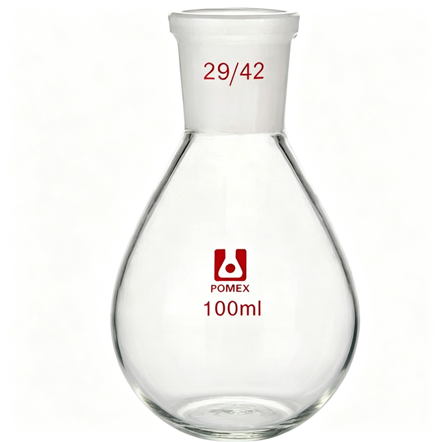 Rotary Evaporator Recovery Flask Borosilicate Glass 29/42 Standard Outer Joint for Lab Distillation Concentration