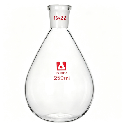 Heavy Wall Rotary Evaporator Recovery Flask Borosilicate Glass 19/22 Outer Joint 100ml 250ml 500ml