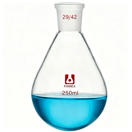 Rotary Evaporator Recovery Flask Borosilicate Glass 29/42 Standard Outer Joint for Lab Distillation Concentration