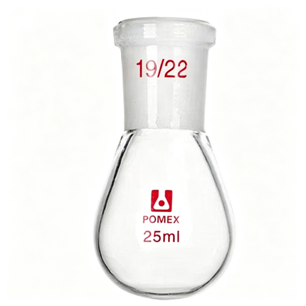 Heavy Wall Rotary Evaporator Recovery Flask Borosilicate Glass 19/22 Outer Joint 100ml 250ml 500ml
