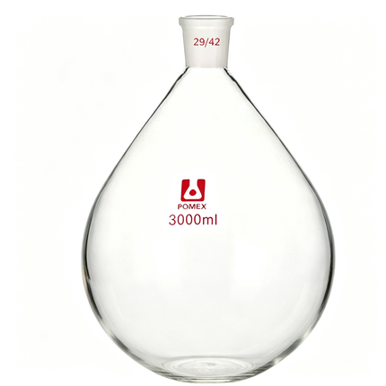 Rotary Evaporator Recovery Flask Borosilicate Glass 29/42 Standard Outer Joint for Lab Distillation Concentration