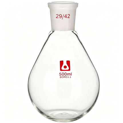 Rotary Evaporator Recovery Flask Borosilicate Glass 29/42 Standard Outer Joint for Lab Distillation Concentration