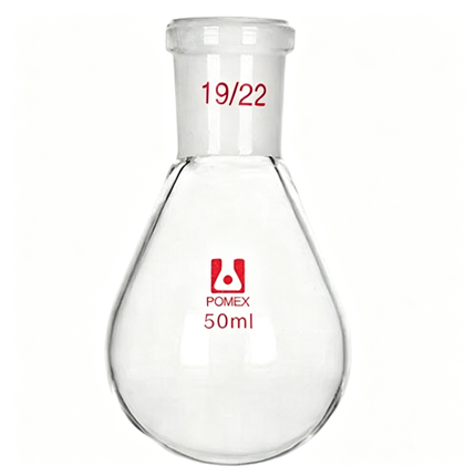 Heavy Wall Rotary Evaporator Recovery Flask Borosilicate Glass 19/22 Outer Joint 100ml 250ml 500ml