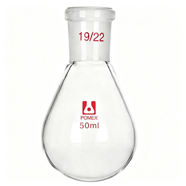 Heavy Wall Rotary Evaporator Recovery Flask Borosilicate Glass 19/22 Outer Joint 100ml 250ml 500ml