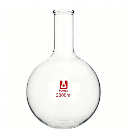 Lab Glassware Long Neck Round Bottom Flask Borosilicate Glass Heavy Wall 50ml to 5000ml