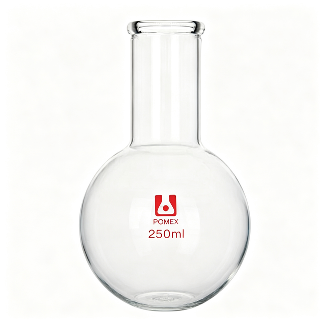 Lab Glassware Long Neck Round Bottom Flask Borosilicate Glass Heavy Wall 50ml to 5000ml