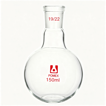 Glass One Neck Round Bottom Flask with 19/22 Taper Outer Joint 500ml 250ml 100ml 1000ml