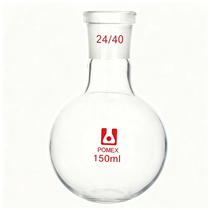 Borosilicate Glass Laboratory One Neck Round Bottom Flask with 24/40 Standard Taper Outer Joint 100ml 250ml 500ml 1000ml