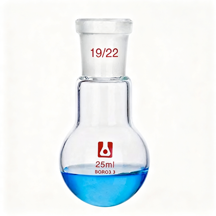 Glass One Neck Round Bottom Flask with 19/22 Taper Outer Joint 500ml 250ml 100ml 1000ml