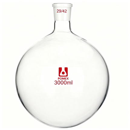Single Neck Round Bottom Flask Laboratory Borosilicate Glass with 29/42 Outer Joint 100ml 250ml 1000ml