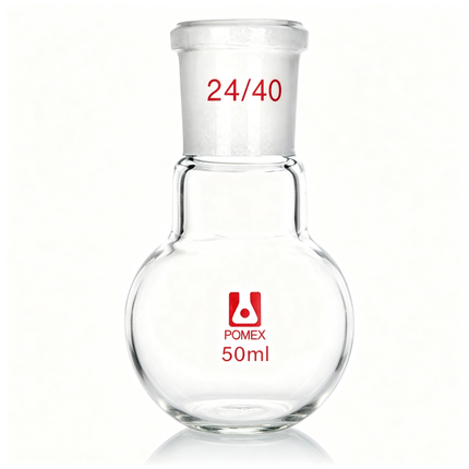 Borosilicate Glass Laboratory One Neck Round Bottom Flask with 24/40 Standard Taper Outer Joint 100ml 250ml 500ml 1000ml