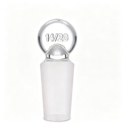 Glass Penny Head Hollow Stopper 14/20 19/22 24/40 29/42 Outer Joints Lab Solid Plug