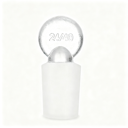 Glass Penny Head Hollow Stopper 14/20 19/22 24/40 29/42 Outer Joints Lab Solid Plug