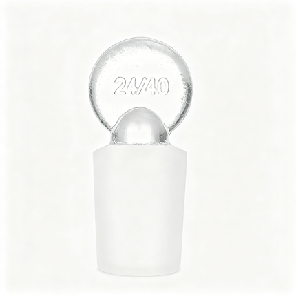 Glass Penny Head Hollow Stopper 14/20 19/22 24/40 29/42 Outer Joints Lab Solid Plug