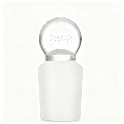 Glass Penny Head Hollow Stopper 14/20 19/22 24/40 29/42 Outer Joints Lab Solid Plug