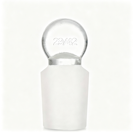 Glass Penny Head Hollow Stopper 14/20 19/22 24/40 29/42 Outer Joints Lab Solid Plug