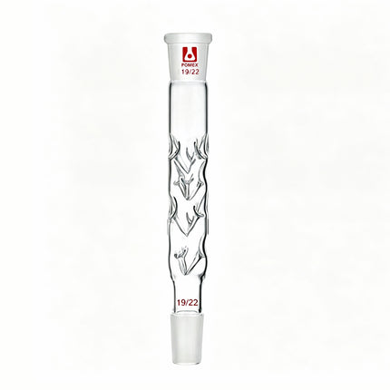 Glass Laboratory Vigreux Distillation Column Borosilicate Fractional Column 19/22 Joints 100mm to 600mm